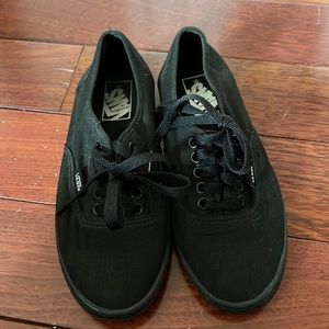 All Black Vans